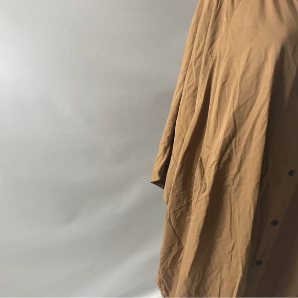 Anthropologie Pilcro Khaki Oversize Poncho Utility Jacket in Tan Color One Size - Picture 2 of 12